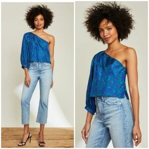 NWT Veronica Beard Silk One Should Lyric Top